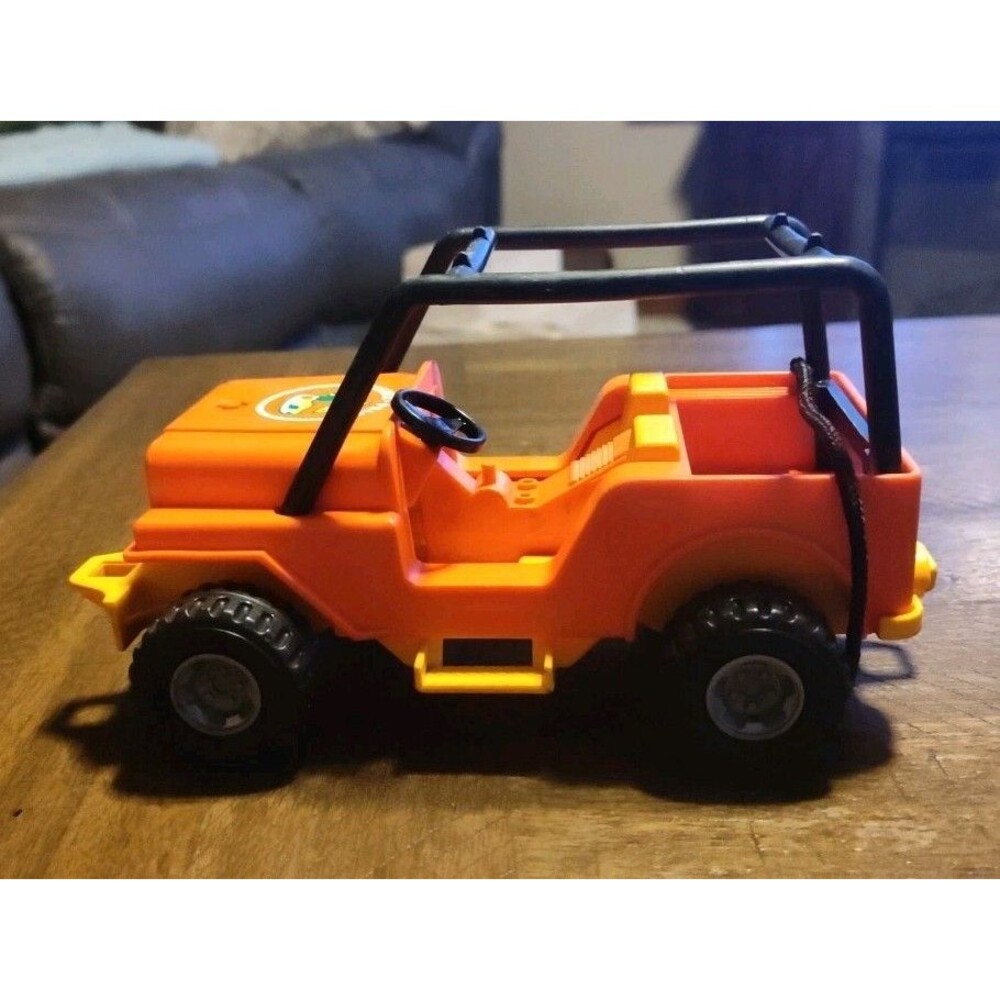 Vtg. 1977 Fisher Price Adventure People Jeep Trailblazer Orange # 312